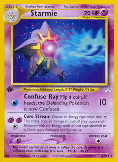 Starmie, Neo Revelation #25, Pokémon TCG card