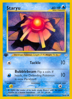 Staryu, Neo Revelation #56, Pokémon TCG card