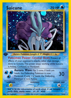 Suicune, Neo Revelation #14, Pokémon TCG card