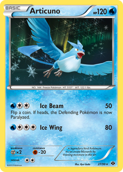 Articuno, Next Destinies #27, Pokémon TCG card
