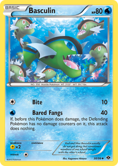 Basculin, Next Destinies #30, Pokémon TCG card