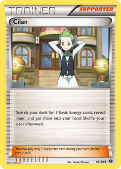 Cilan, Next Destinies #86, Pokémon TCG card