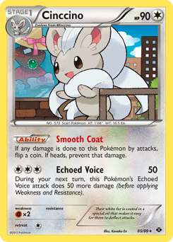 Cinccino, Next Destinies #85, Pokémon TCG card