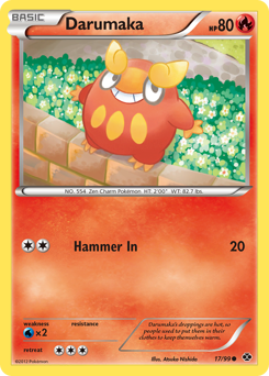 Darumaka, Next Destinies #17, Pokémon TCG card