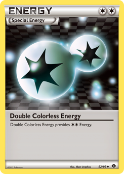 Double Colorless Energy, Next Destinies #92, Pokémon TCG card