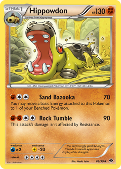 Hippowdon, Next Destinies #66, Pokémon TCG card