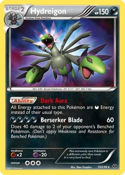 Hydreigon, Next Destinies #103, Pokémon TCG card