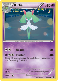 Kirlia, Next Destinies #56, Pokémon TCG card
