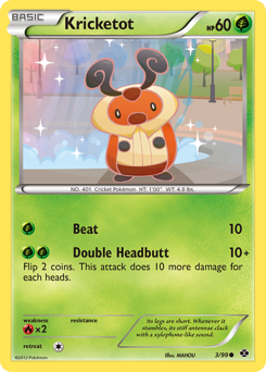 Kricketot, Next Destinies #3, Pokémon TCG card