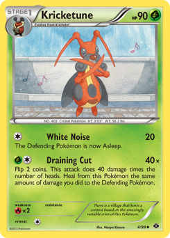 Kricketune, Next Destinies #4, Pokémon TCG card