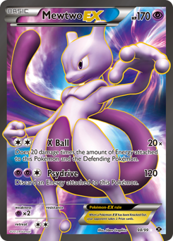 Mewtwo-EX, Next Destinies #98, Pokémon TCG card