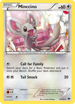 Minccino, Next Destinies #84, Pokémon TCG card
