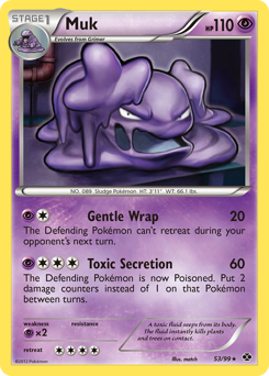 Muk, Next Destinies #53, Pokémon TCG card