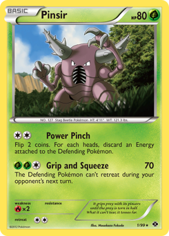 Pinsir, Next Destinies #1, Pokémon TCG card