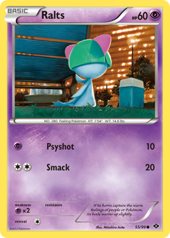 Ralts, Next Destinies #55, Pokémon TCG card
