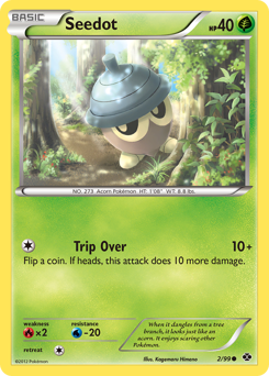 Seedot, Next Destinies #2, Pokémon TCG card