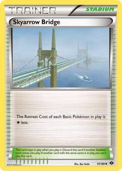 Skyarrow Bridge, Next Destinies #91, Pokémon TCG card