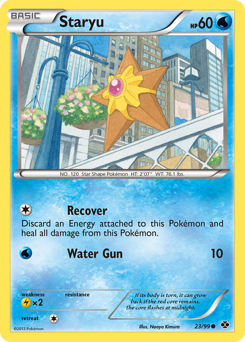 Staryu, Next Destinies #23, Pokémon TCG card