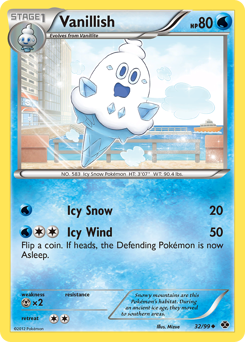 Vanillish, Next Destinies #32, Pokémon TCG card
