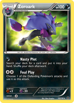 Zoroark, Next Destinies #102, Pokémon TCG card