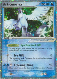 Articuno ex, Nintendo Black Star Promos #32, Pokémon TCG card