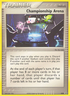 Championship Arena, Nintendo Black Star Promos #28, Pokémon TCG card