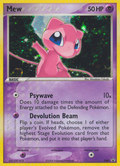 Mew, Nintendo Black Star Promos #40, Pokémon TCG card