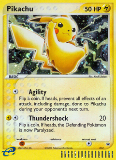 Pikachu, Nintendo Black Star Promos #12, Pokémon TCG card