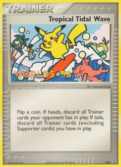 Tropical Tidal Wave, Nintendo Black Star Promos #27, Pokémon TCG card