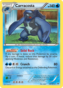 Carracosta, Noble Victories #26, Pokémon TCG card