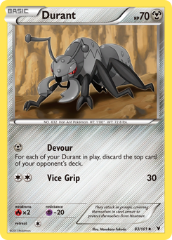 Durant, Noble Victories #83, Pokémon TCG card