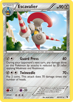 Escavalier, Noble Victories #80, Pokémon TCG card