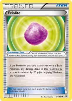 Eviolite, Noble Victories #91, Pokémon TCG card