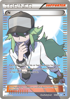 N, Noble Victories #101, Pokémon TCG card