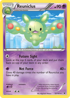 Reuniclus, Noble Victories #52, Pokémon TCG card