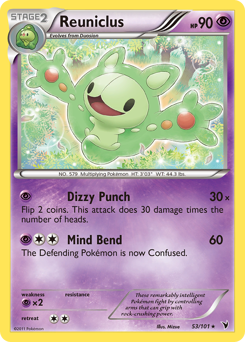 Reuniclus, Noble Victories #53, Pokémon TCG card
