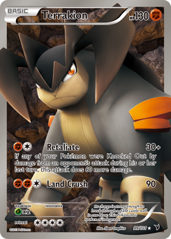 Terrakion, Noble Victories #99, Pokémon TCG card