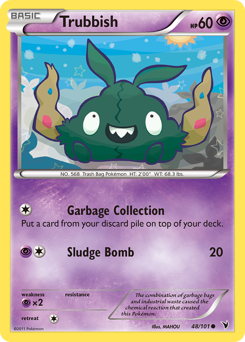 Trubbish, Noble Victories #48, Pokémon TCG card