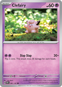 Clefairy, Obsidian Flames #81, Pokémon TCG card