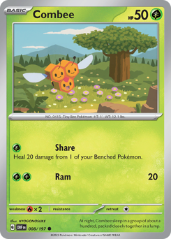 Combee, Obsidian Flames #8, Pokémon TCG card