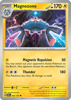 Magnezone, Obsidian Flames #65, Pokémon TCG card