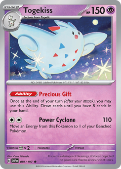Togekiss, Obsidian Flames #85, Pokémon TCG card