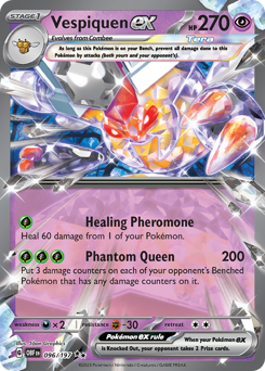 Vespiquen ex, Obsidian Flames #96, Pokémon TCG card