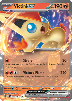 Victini ex, Obsidian Flames #33, Pokémon TCG card