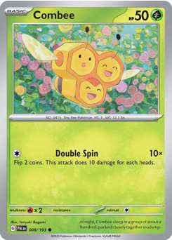 Combee, Paldea Evolved #8, Pokémon TCG card