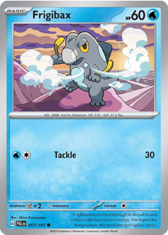Frigibax, Paldea Evolved #57, Pokémon TCG card