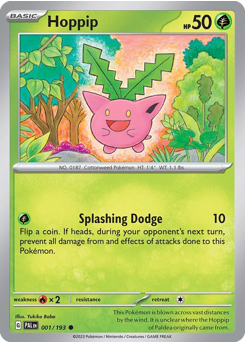 Hoppip, Paldea Evolved #1, Pokémon TCG card