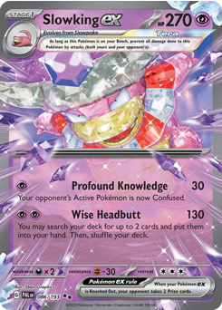 Slowking ex, Paldea Evolved #86, Pokémon TCG card