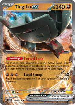 Ting-Lu ex, Paldea Evolved #127, Pokémon TCG card