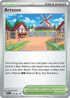 Artazon, Paldean Fates #76, Pokémon TCG card